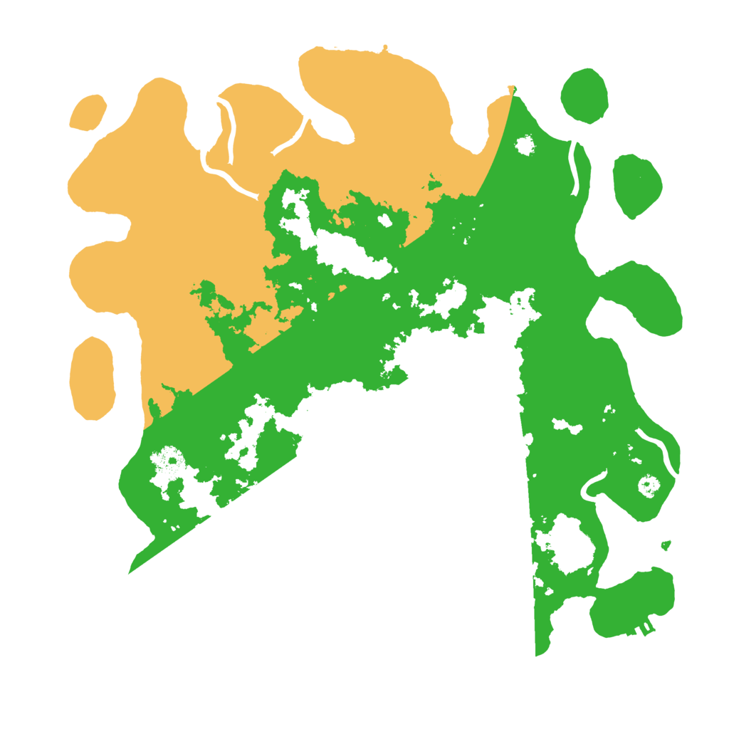 Biome Rust Map: Procedural Map, Size: 3500, Seed: 545454047