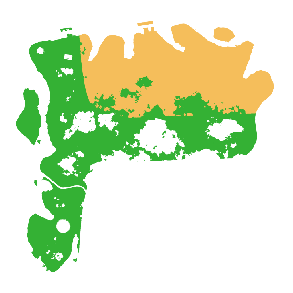 Biome Rust Map: Procedural Map, Size: 3800, Seed: 850721
