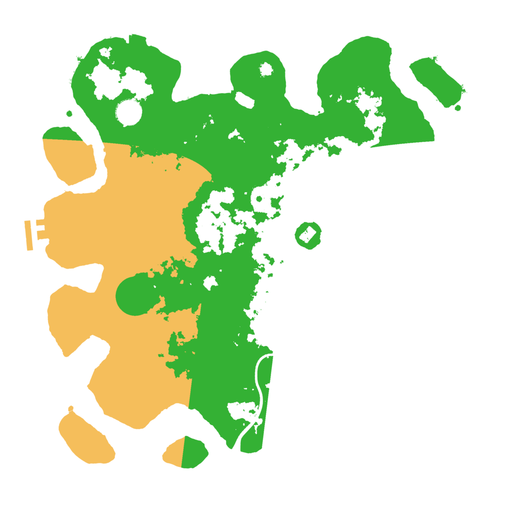 Biome Rust Map: Procedural Map, Size: 3500, Seed: 1871988339