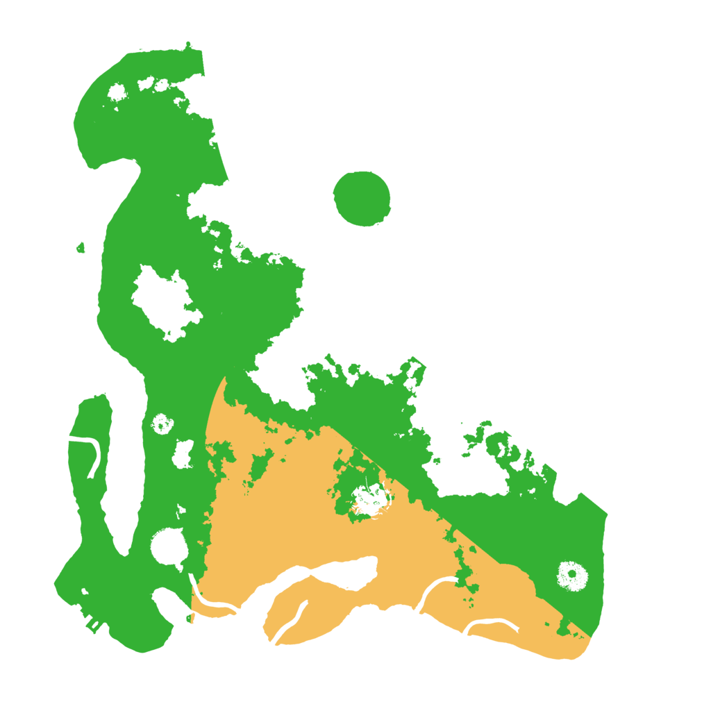 Biome Rust Map: Procedural Map, Size: 3550, Seed: 901108