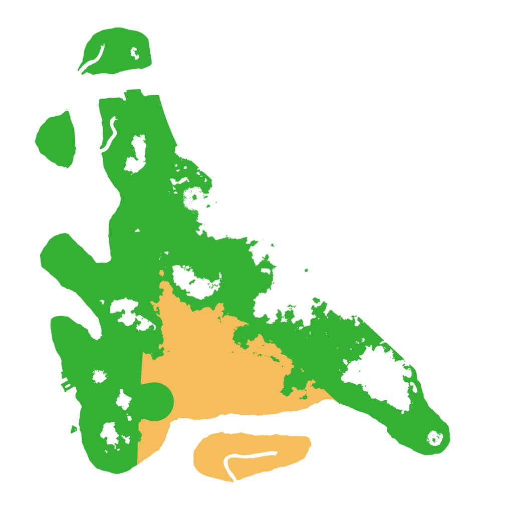Biome Rust Map: Procedural Map, Size: 3500, Seed: 440059831
