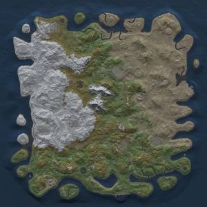 Thumbnail Rust Map: Procedural Map, Size: 5000, Seed: 712003050, 19 Monuments