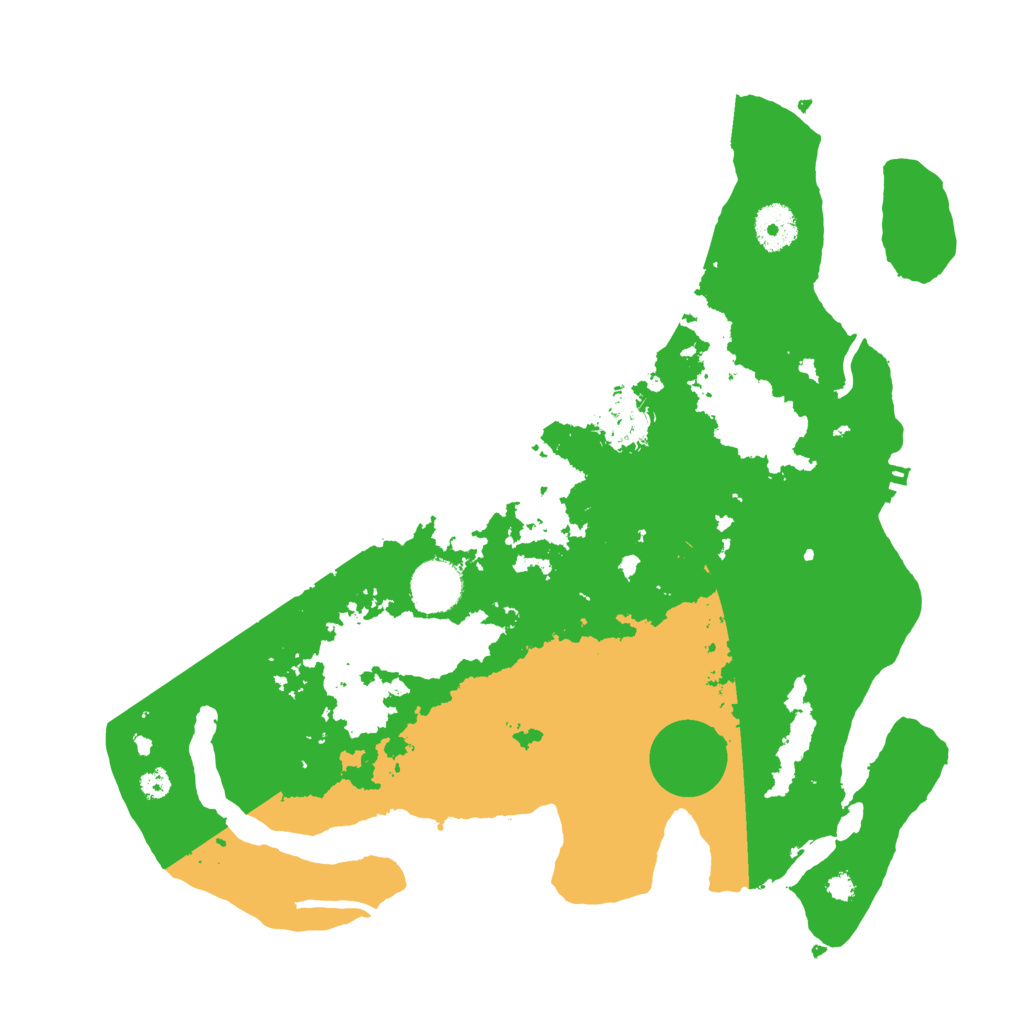 Biome Rust Map: Procedural Map, Size: 3500, Seed: 920078126