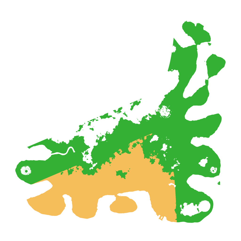 Biome Rust Map: Procedural Map, Size: 3700, Seed: 6200