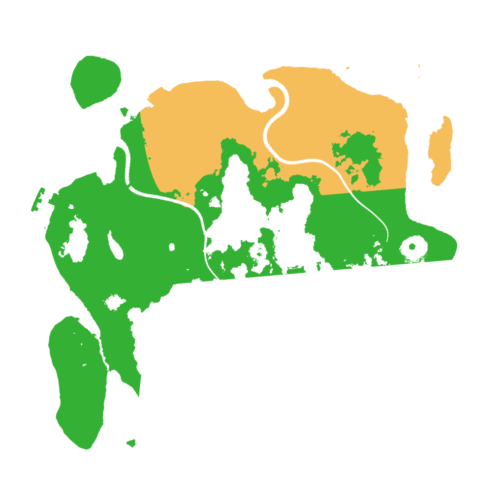 Biome Rust Map: Procedural Map, Size: 3000, Seed: 992108616