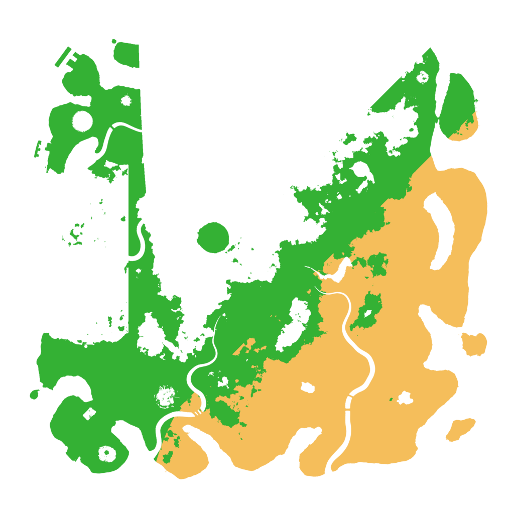 Biome Rust Map: Procedural Map, Size: 4500, Seed: 680961721
