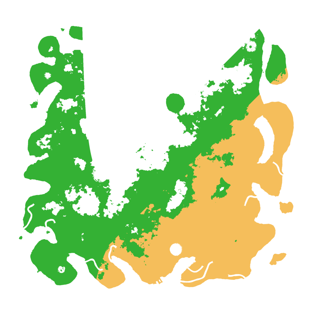 Biome Rust Map: Procedural Map, Size: 4500, Seed: 680961721