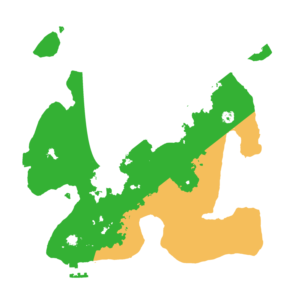 Biome Rust Map: Procedural Map, Size: 2500, Seed: 1753207699