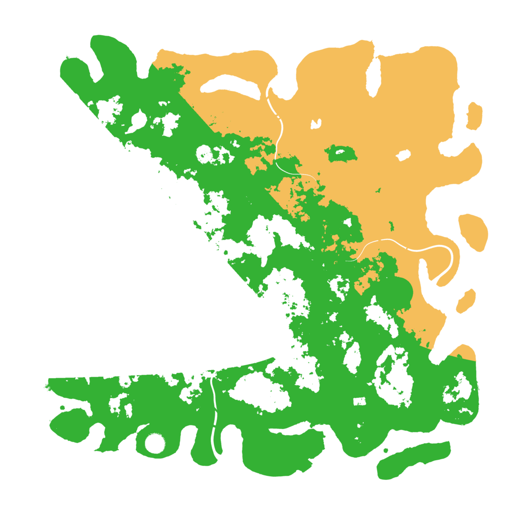Biome Rust Map: Procedural Map, Size: 4500, Seed: 790588212