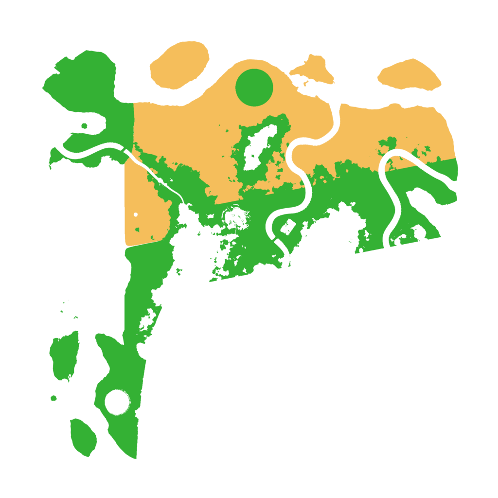 Biome Rust Map: Procedural Map, Size: 3500, Seed: 211151043