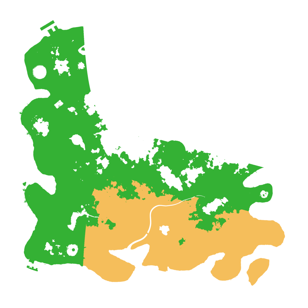 Biome Rust Map: Procedural Map, Size: 4000, Seed: 2022778110