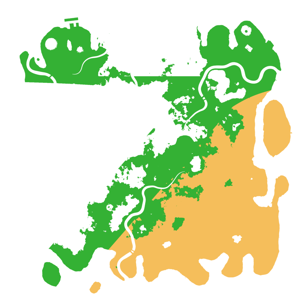 Biome Rust Map: Procedural Map, Size: 4500, Seed: 1235683951