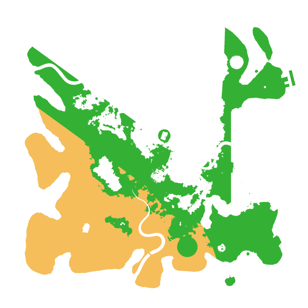Biome Rust Map: Procedural Map, Size: 4000, Seed: 273396460
