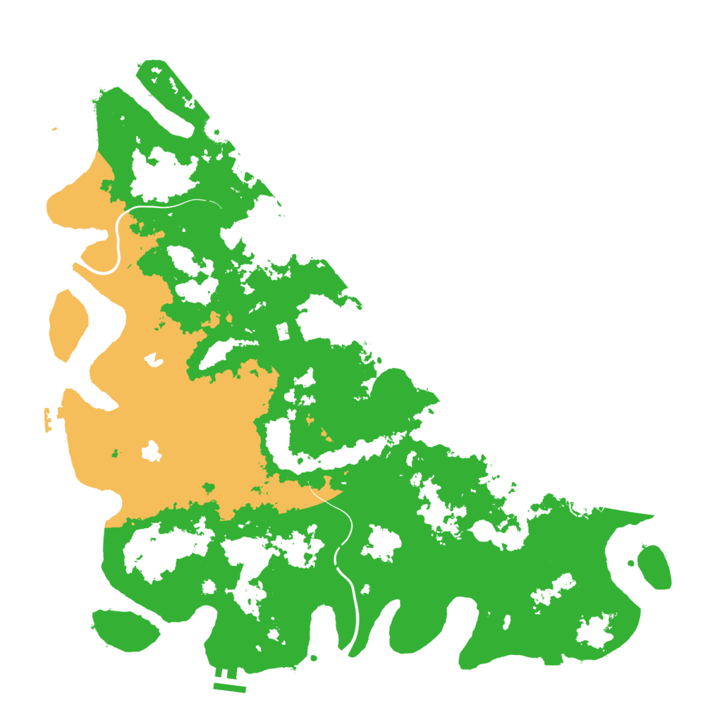 Biome Rust Map: Procedural Map, Size: 4500, Seed: 134356564