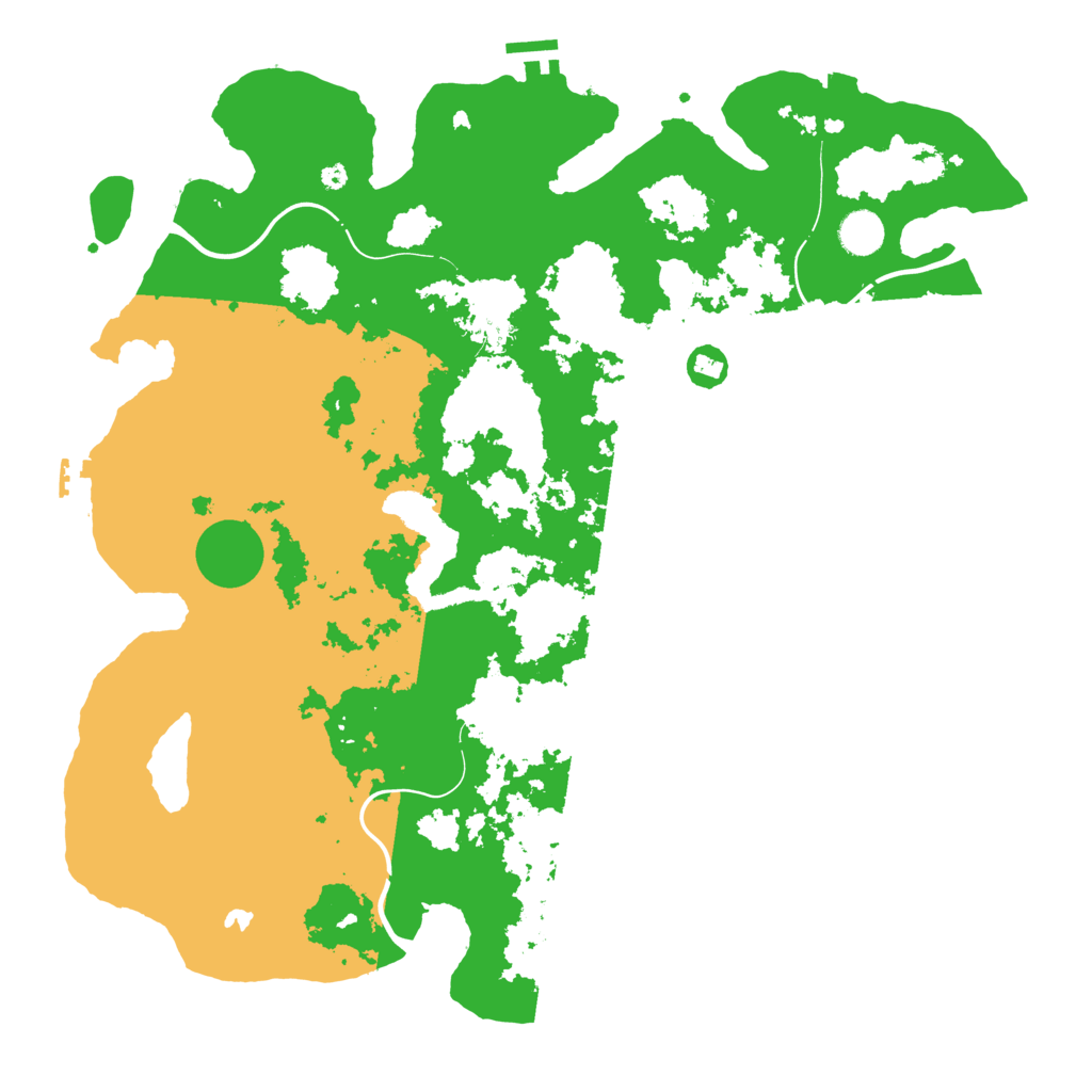 Biome Rust Map: Procedural Map, Size: 4250, Seed: 91190247