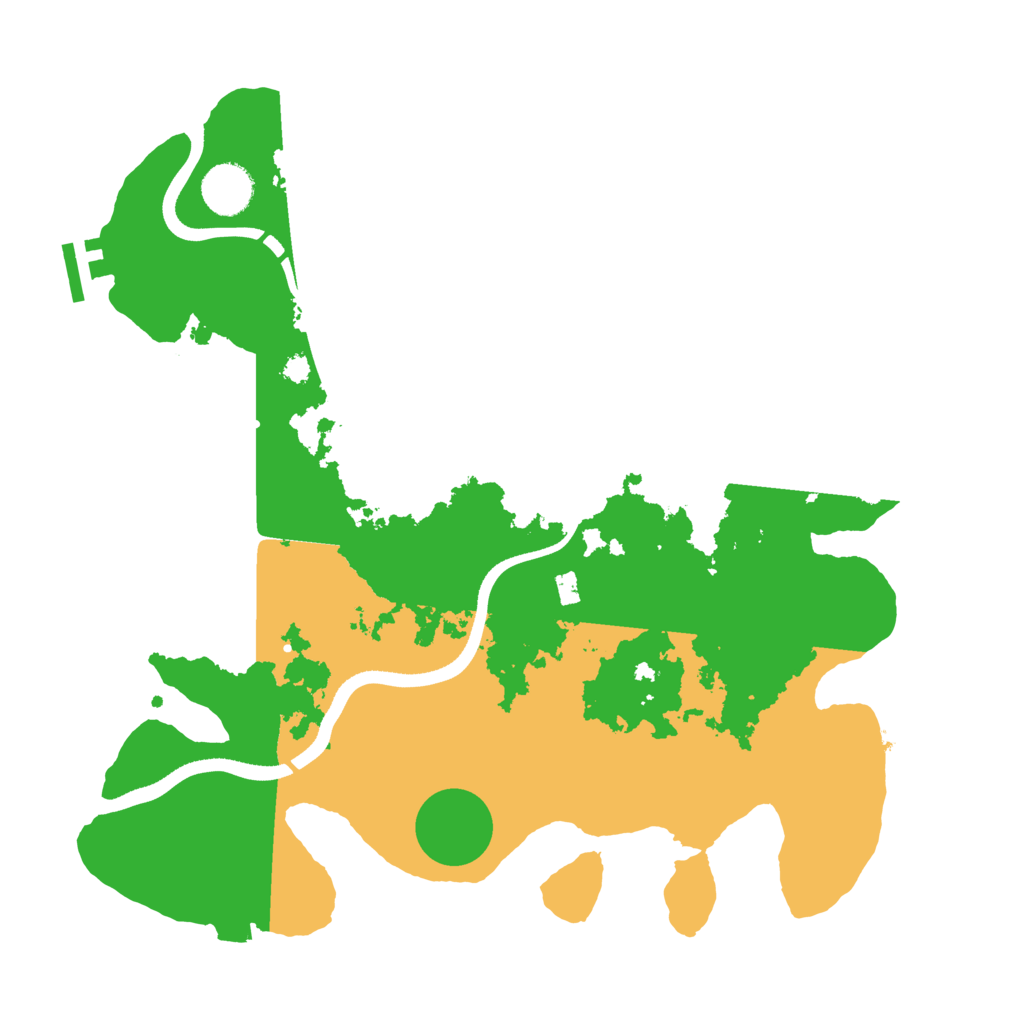 Biome Rust Map: Procedural Map, Size: 3500, Seed: 807842613