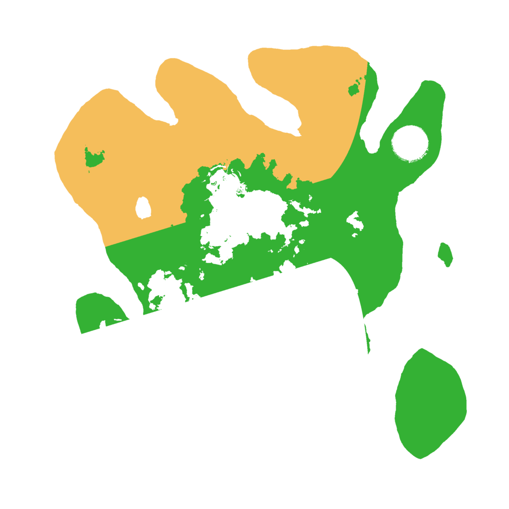 Biome Rust Map: Barren, Size: 2500, Seed: 900720256