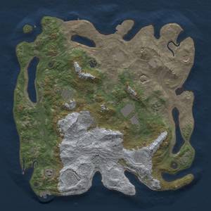 Thumbnail Rust Map: Procedural Map, Size: 4250, Seed: 63872603, 19 Monuments