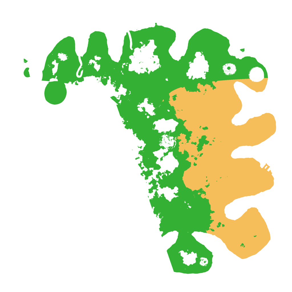 Biome Rust Map: Procedural Map, Size: 3500, Seed: 233164543