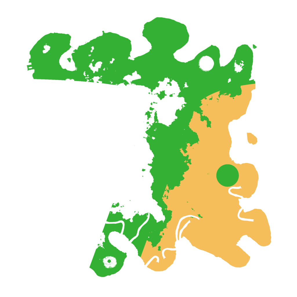 Biome Rust Map: Procedural Map, Size: 3500, Seed: 827932644