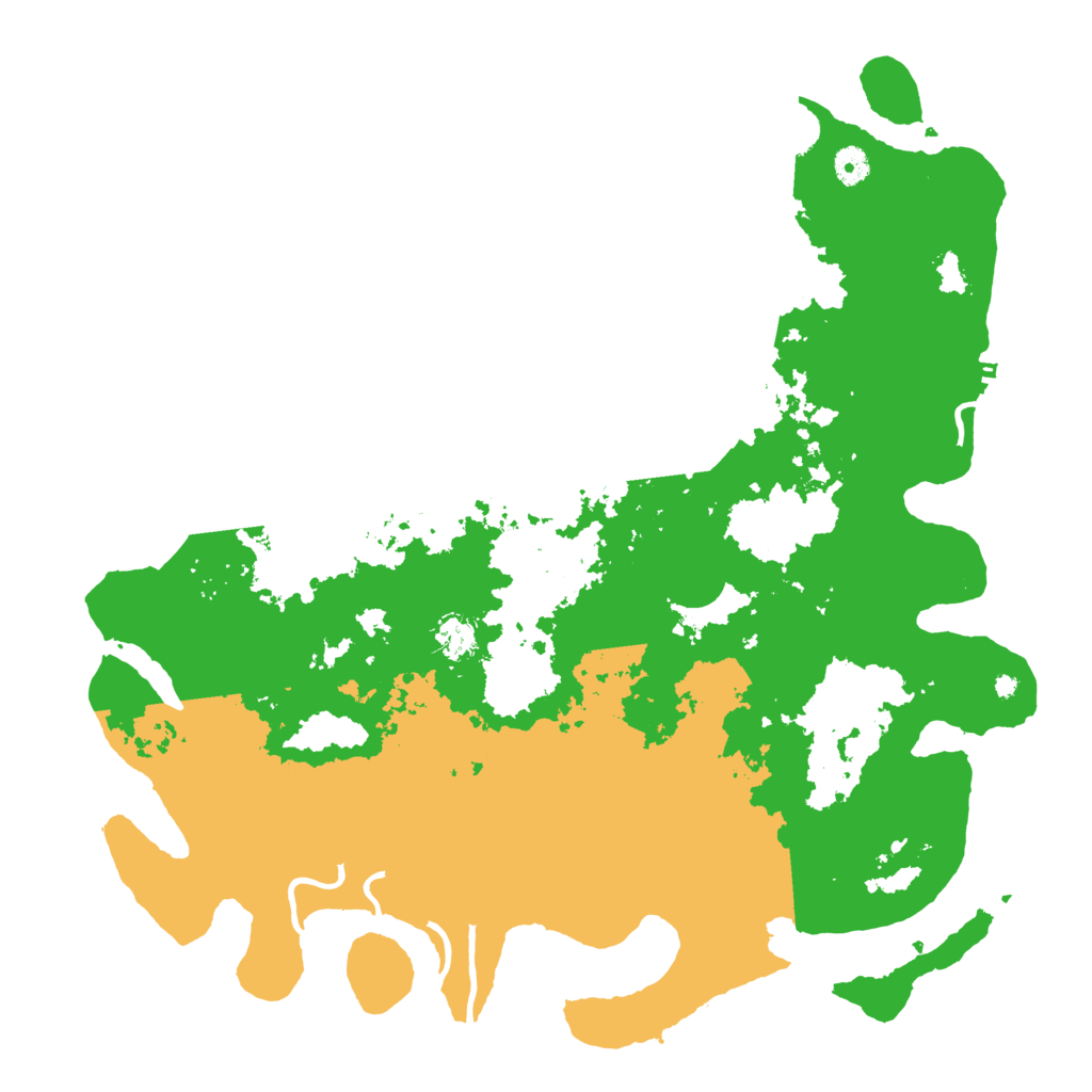 Biome Rust Map: Procedural Map, Size: 4500, Seed: 34763231