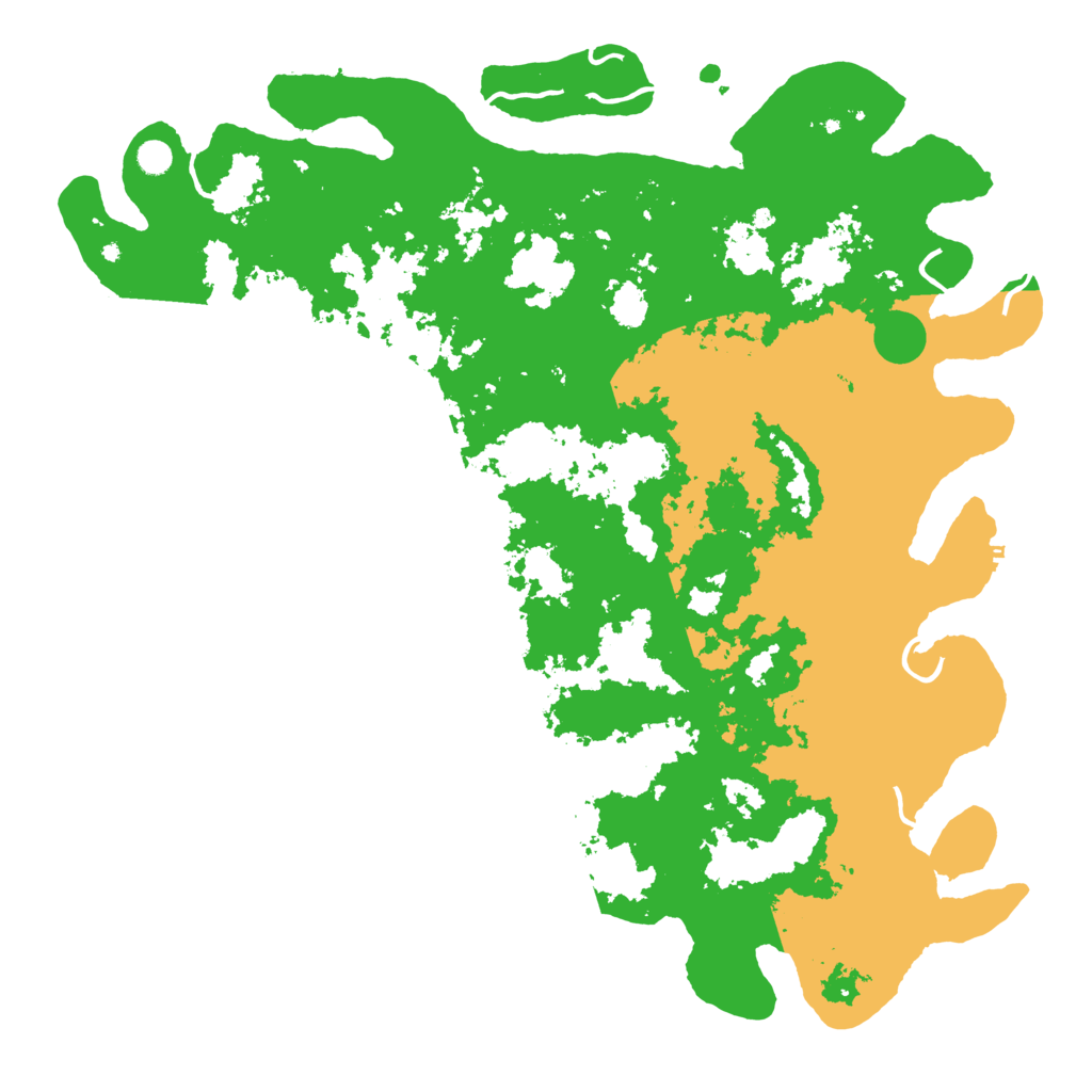 Biome Rust Map: Procedural Map, Size: 5500, Seed: 53743214