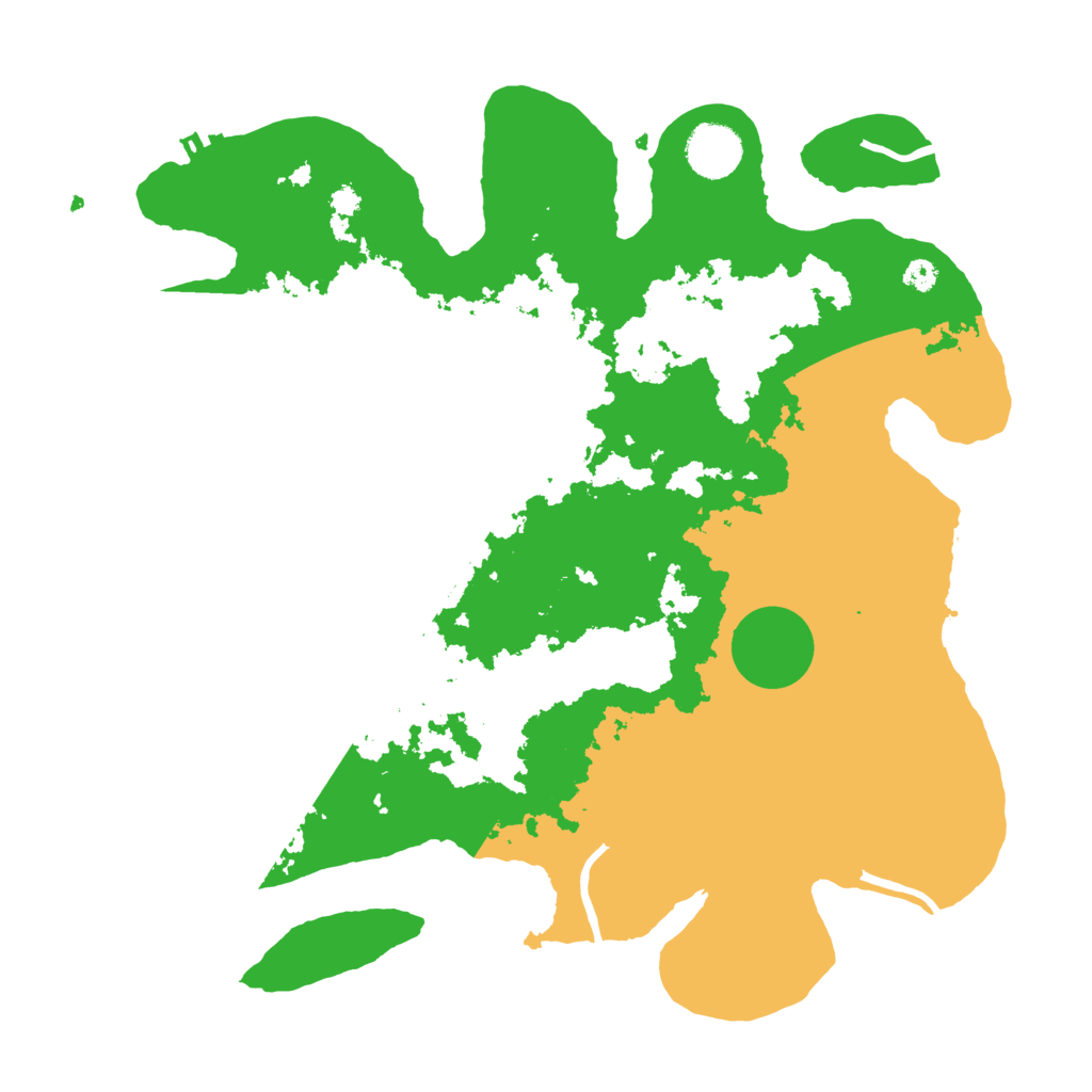 Biome Rust Map: Procedural Map, Size: 3500, Seed: 113717136