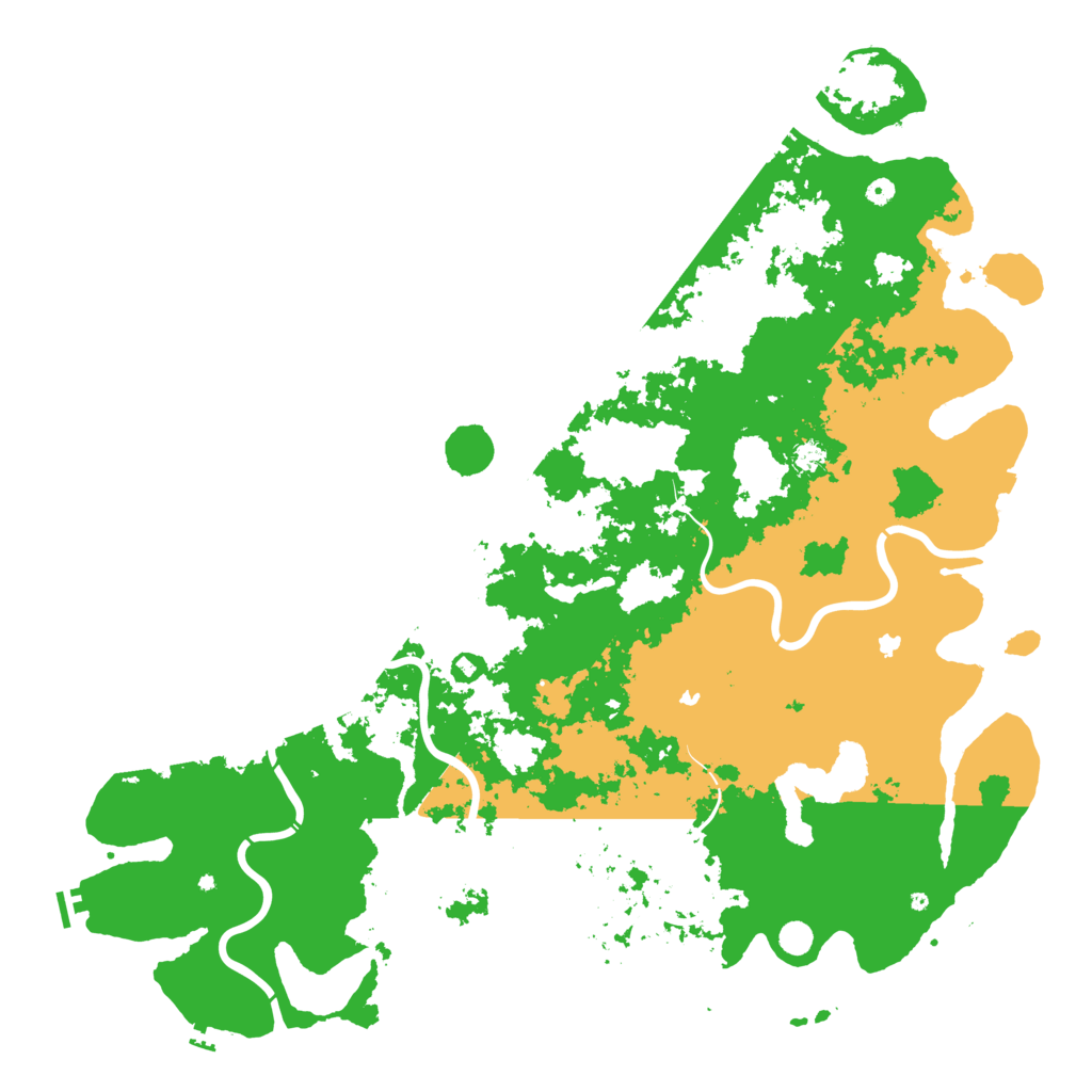 Biome Rust Map: Procedural Map, Size: 6000, Seed: 2096531742