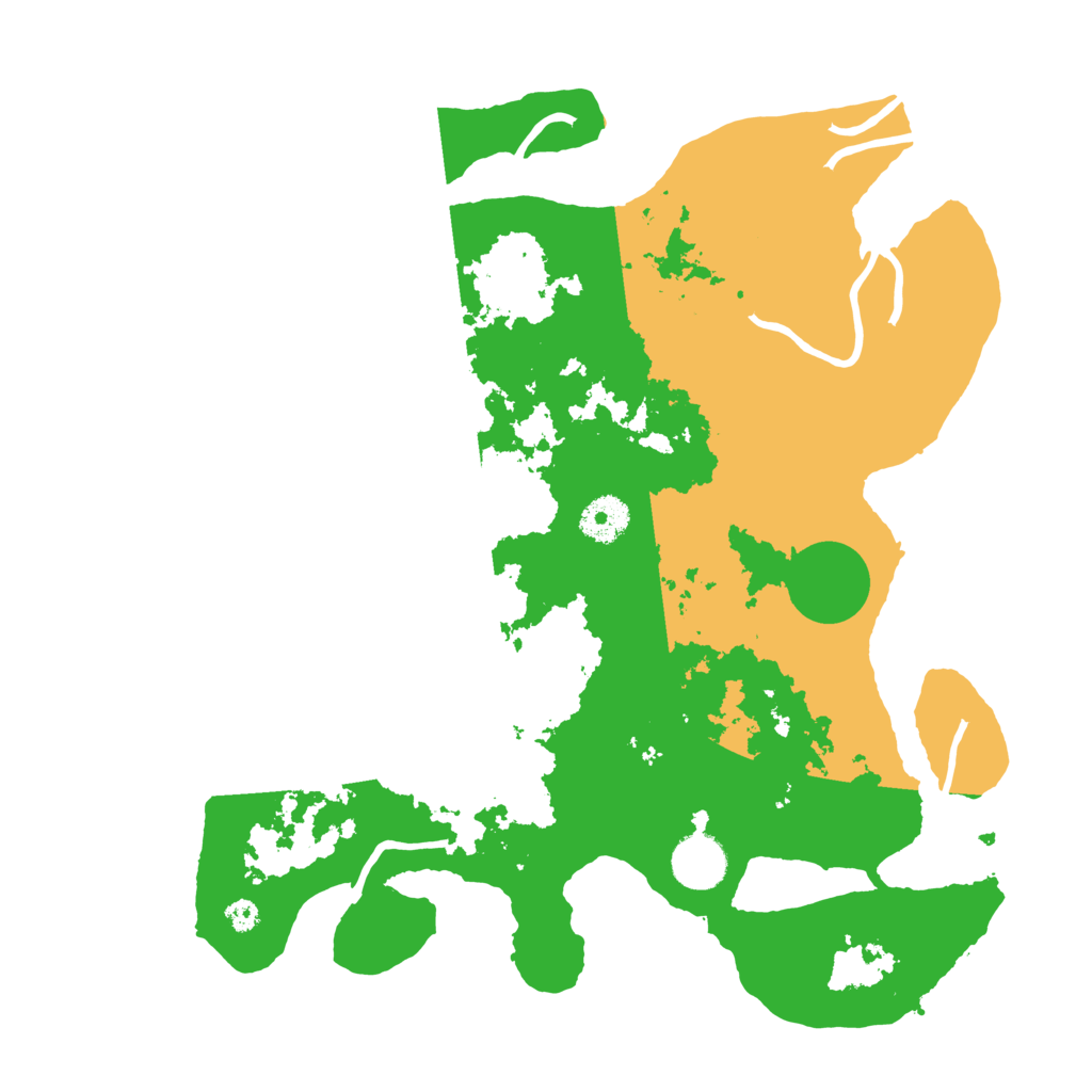 Biome Rust Map: Procedural Map, Size: 3500, Seed: 2040602427