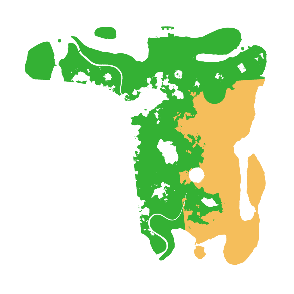 Biome Rust Map: Procedural Map, Size: 3500, Seed: 886099918