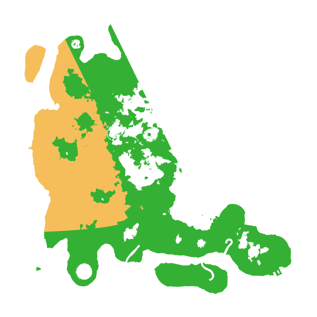 Biome Rust Map: Procedural Map, Size: 3500, Seed: 352070624