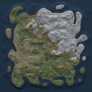 Thumbnail Rust Map: Procedural Map, Size: 4250, Seed: 985748642, 19 Monuments