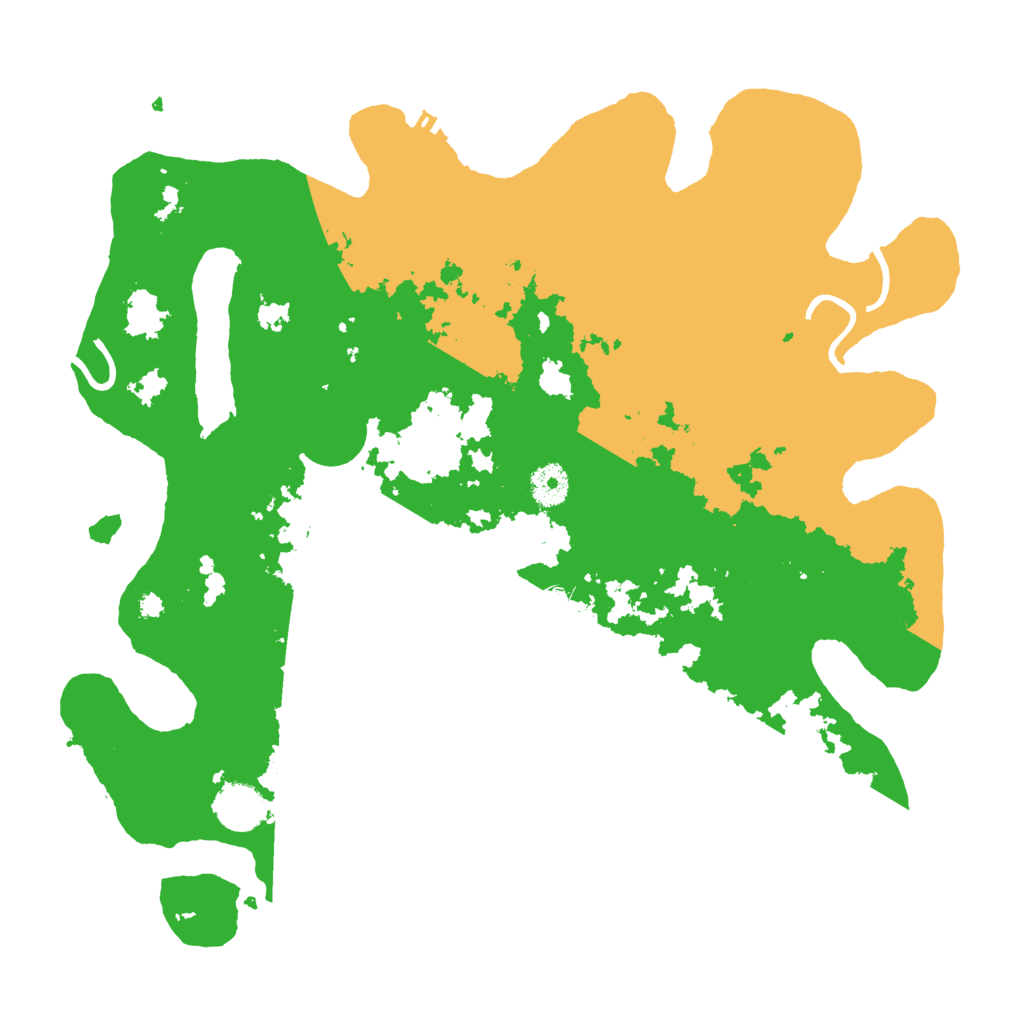 Biome Rust Map: Procedural Map, Size: 3800, Seed: 23271