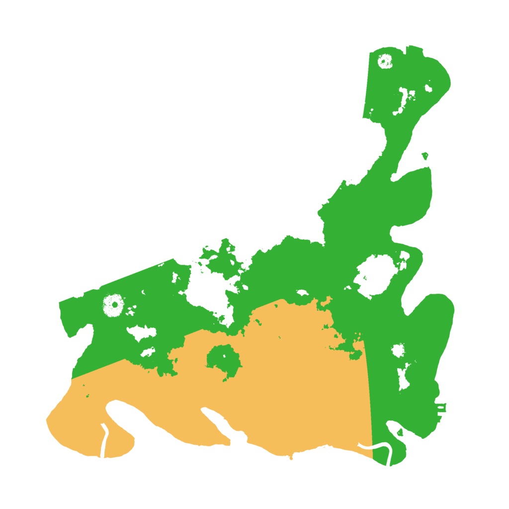 Biome Rust Map: Procedural Map, Size: 3500, Seed: 389284519