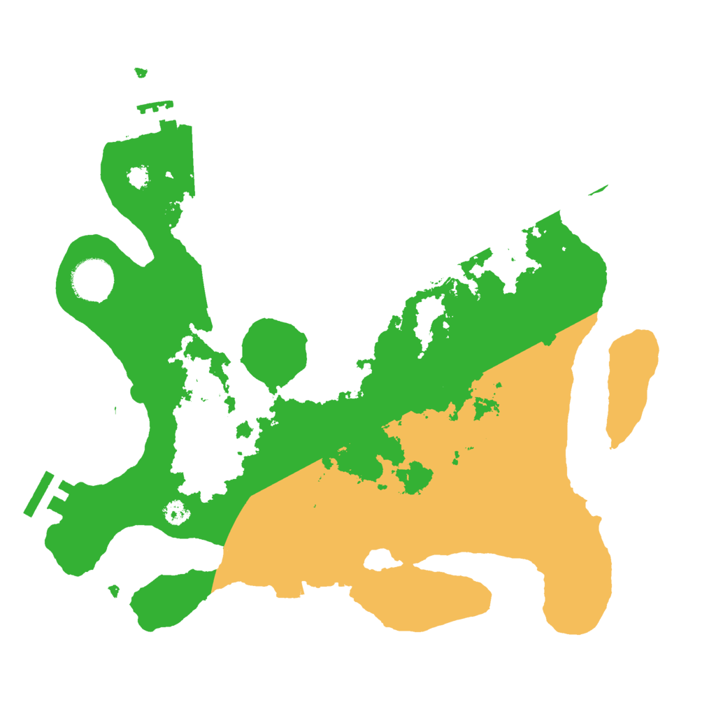 Biome Rust Map: Procedural Map, Size: 3000, Seed: 26151