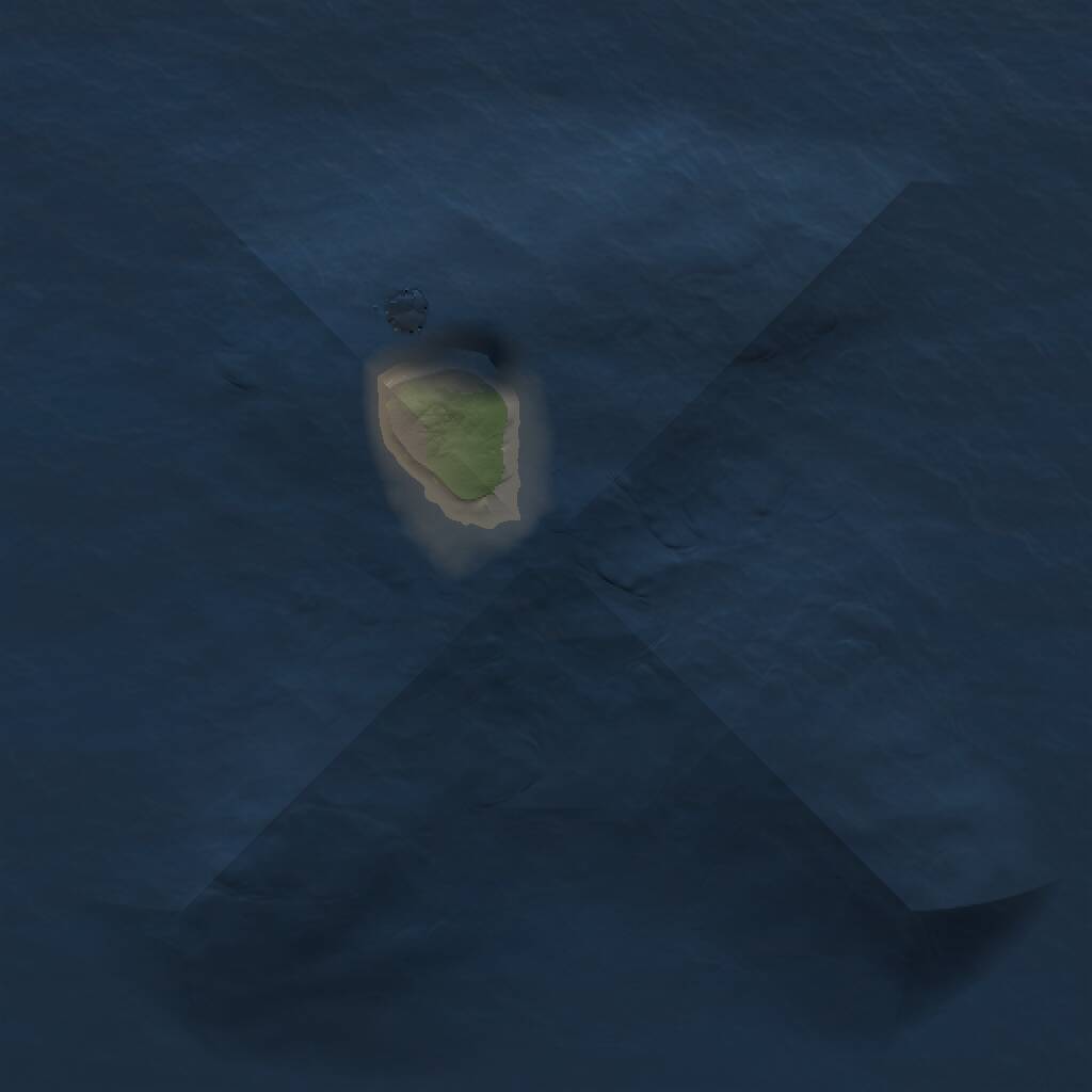 Rust Map: Procedural Map, Size: 1000, Seed: 1301250320, 1 Monuments