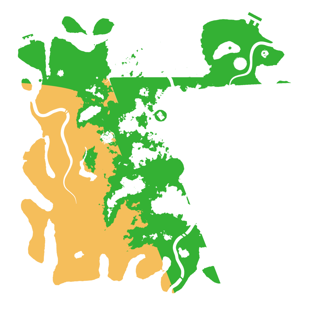 Biome Rust Map: Procedural Map, Size: 4250, Seed: 1896092390