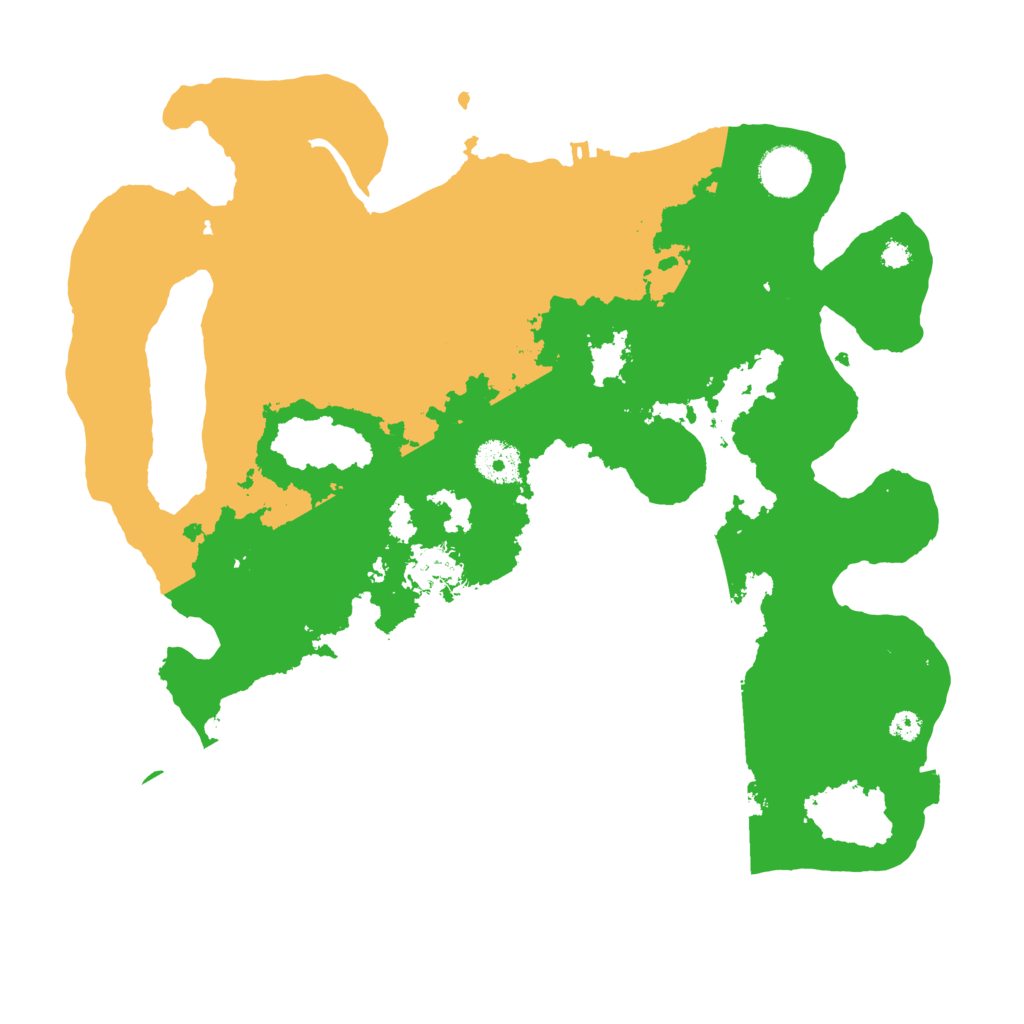 Biome Rust Map: Procedural Map, Size: 3500, Seed: 2056029268