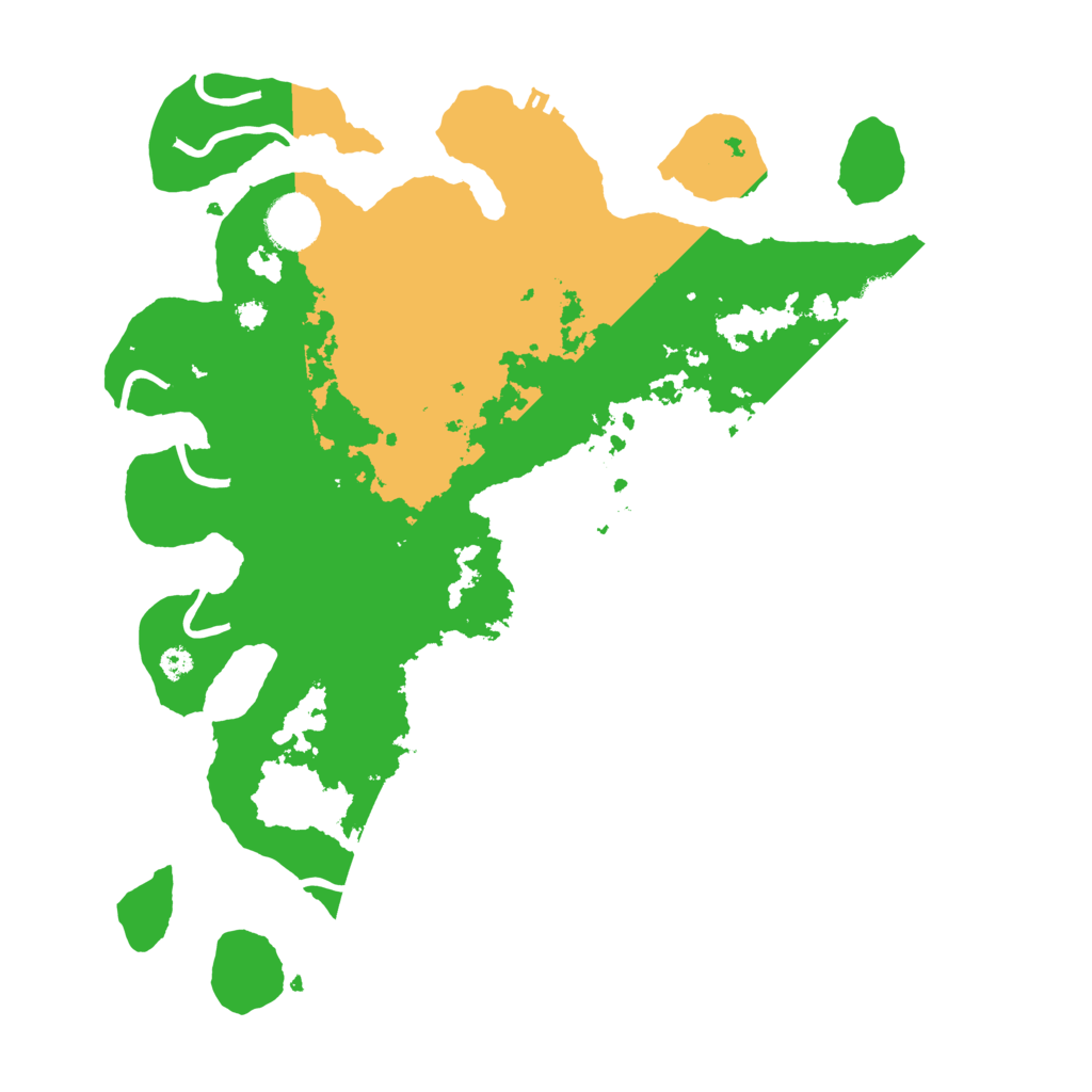 Biome Rust Map: Procedural Map, Size: 3500, Seed: 374488896