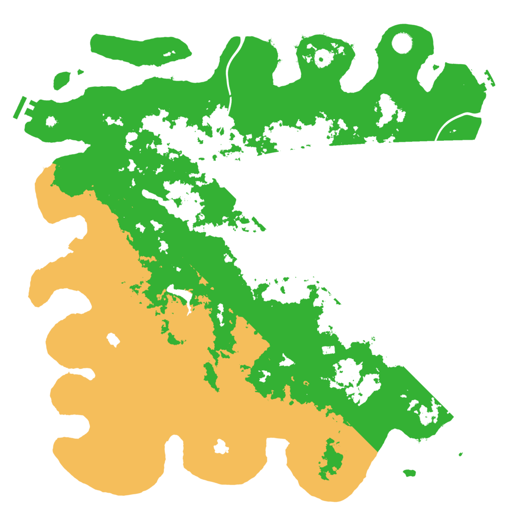 Biome Rust Map: Procedural Map, Size: 4500, Seed: 1310747615