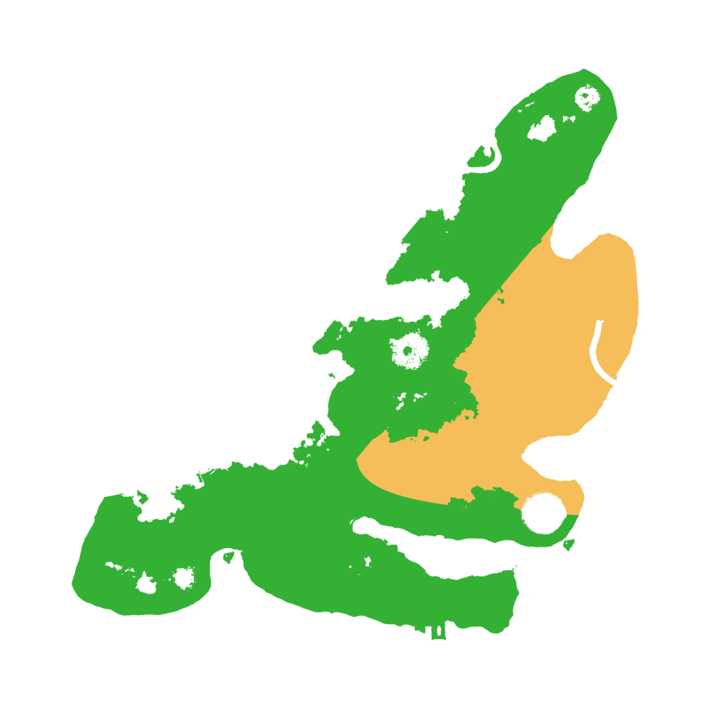 Biome Rust Map: Procedural Map, Size: 3000, Seed: 16972