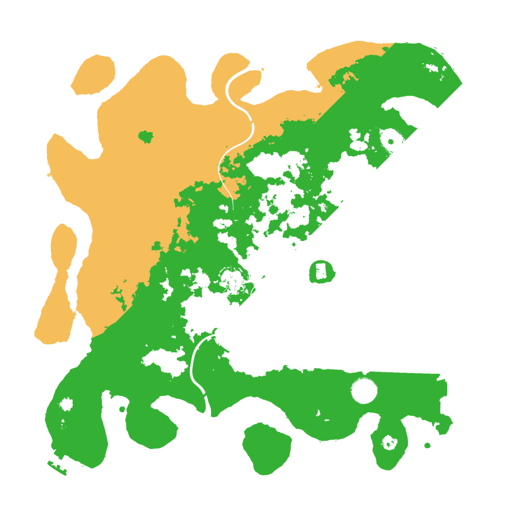 Biome Rust Map: Procedural Map, Size: 3500, Seed: 917880462