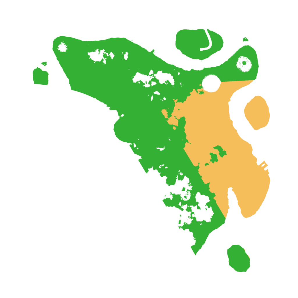 Biome Rust Map: Procedural Map, Size: 3000, Seed: 1058034626