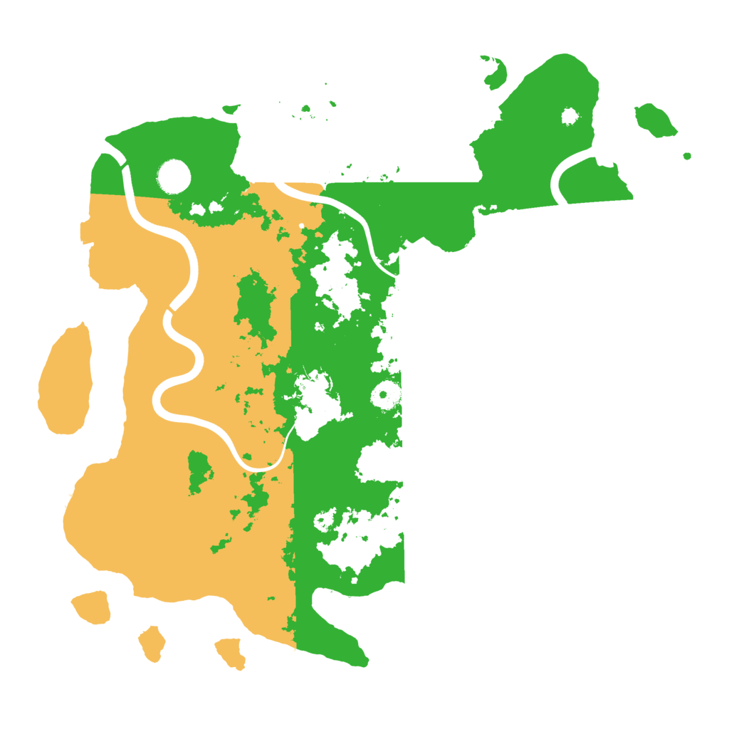 Biome Rust Map: Procedural Map, Size: 3850, Seed: 492463