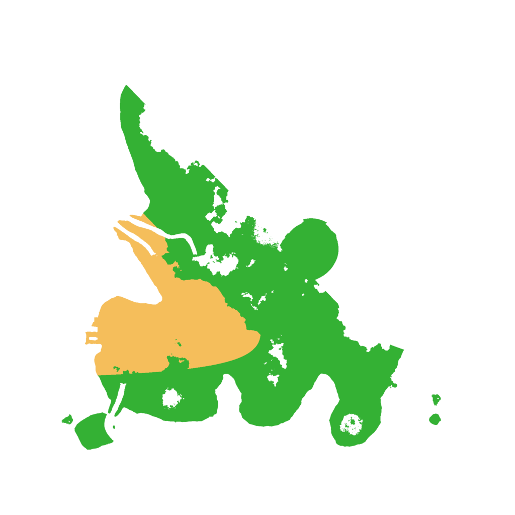 Biome Rust Map: Procedural Map, Size: 2500, Seed: 814637142