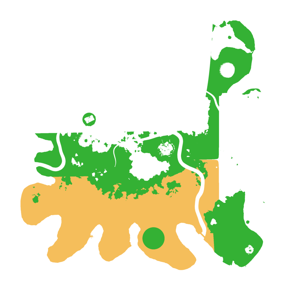 Biome Rust Map: Procedural Map, Size: 3500, Seed: 1671371391