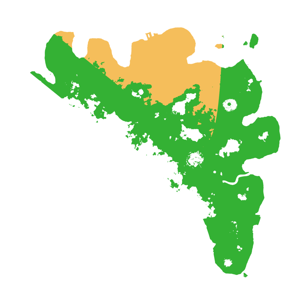 Biome Rust Map: Procedural Map, Size: 3500, Seed: 686917620