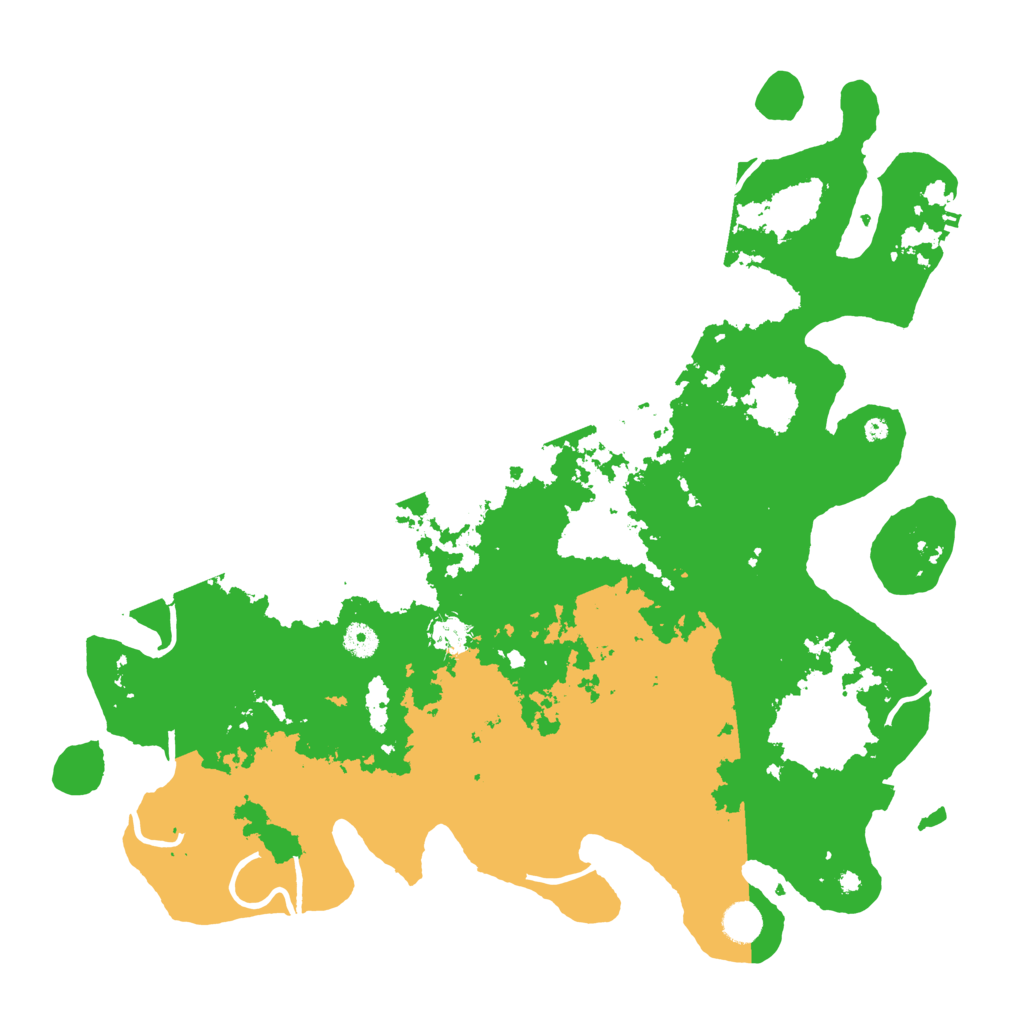 Biome Rust Map: Procedural Map, Size: 4500, Seed: 1722251251