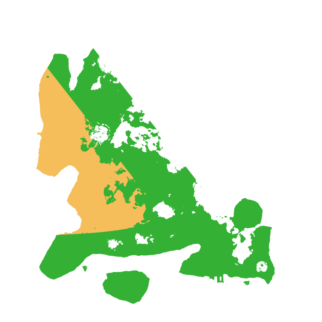 Biome Rust Map: Procedural Map, Size: 3000, Seed: 27908