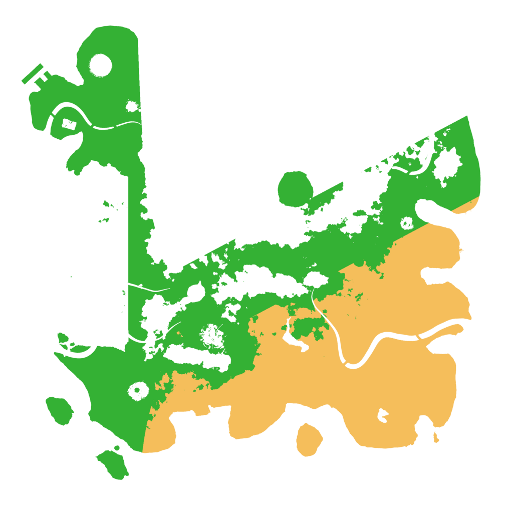 Biome Rust Map: Procedural Map, Size: 4000, Seed: 16325